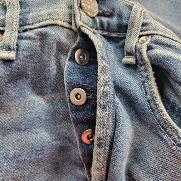 Mcguire Mrs Robinson Oh You Fancy Pearl Embellished Straight Leg Jeans - Picture 13 of 13